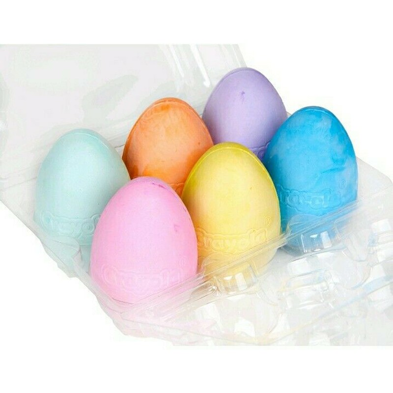 6 Egg-Shaped Chalk Pieces - CRA-51-2051 - Crayola - Chalks - Le Nuage de Charlotte