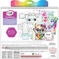 Creations - Coloriage d'autocollants par numéros - CRA-04-6229 - Crayola - Stickers et gommettes - Le Nuage de Charlotte