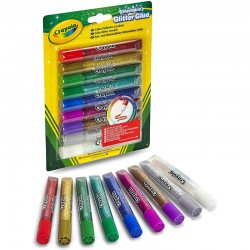 Colles Pailletées Lavables - CRA-69-3527 - Crayola - Atelier dessins et peintures - Le Nuage de Charlotte