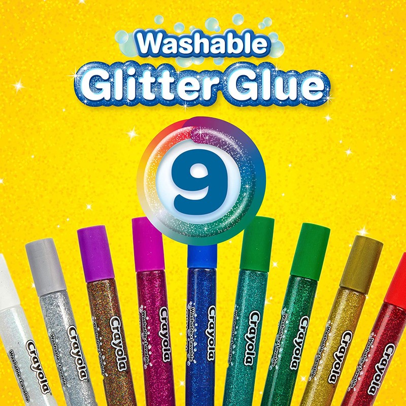 Washable Glitter Glue - CRA-69-3527 - Crayola - Drawings and paintings workshop - Le Nuage de Charlotte