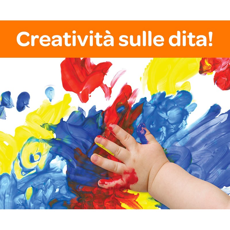 Mini Kids - 8 peintures aux doigts lavable - CRA-81-7958 - Crayola - Peintures - Le Nuage de Charlotte