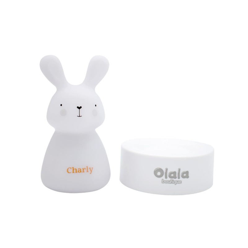 Night light Charly Rabbit LED - OLA-XY-GR-31 - Olala boutique - Lights, night lights, ... - Le Nuage de Charlotte