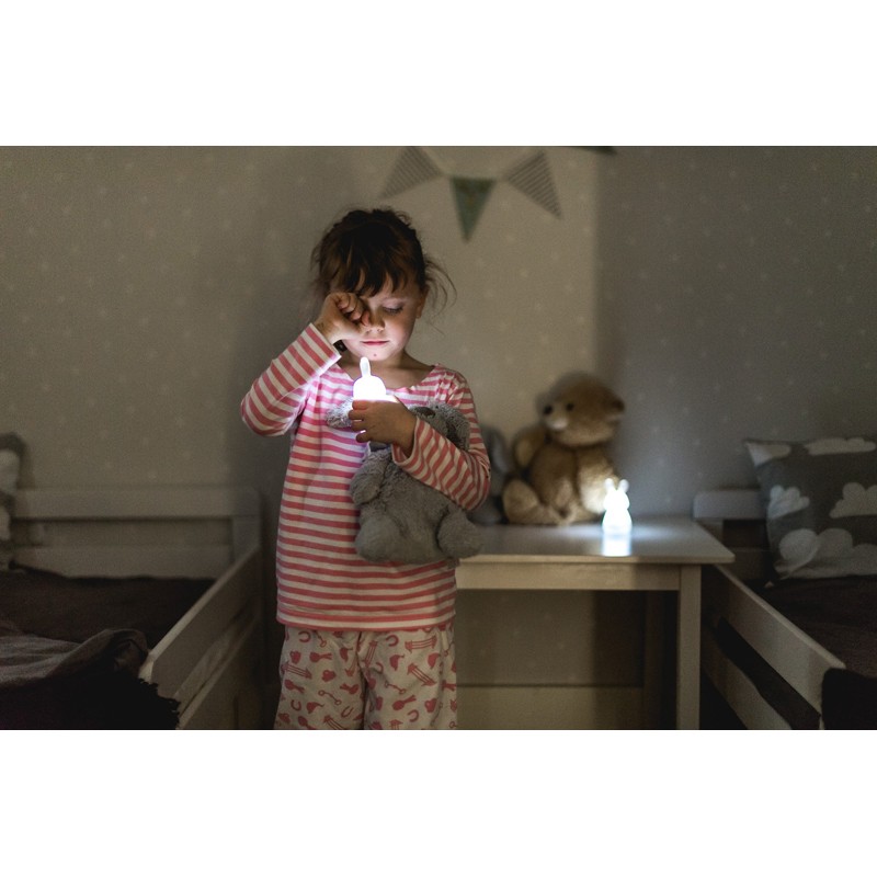 Trio Léo, Léni & Lila Rabbit LED nightlights - OLA-A/XY-GR-30 - Olala boutique - Lights, night lights, ... - Le Nuage de Char...