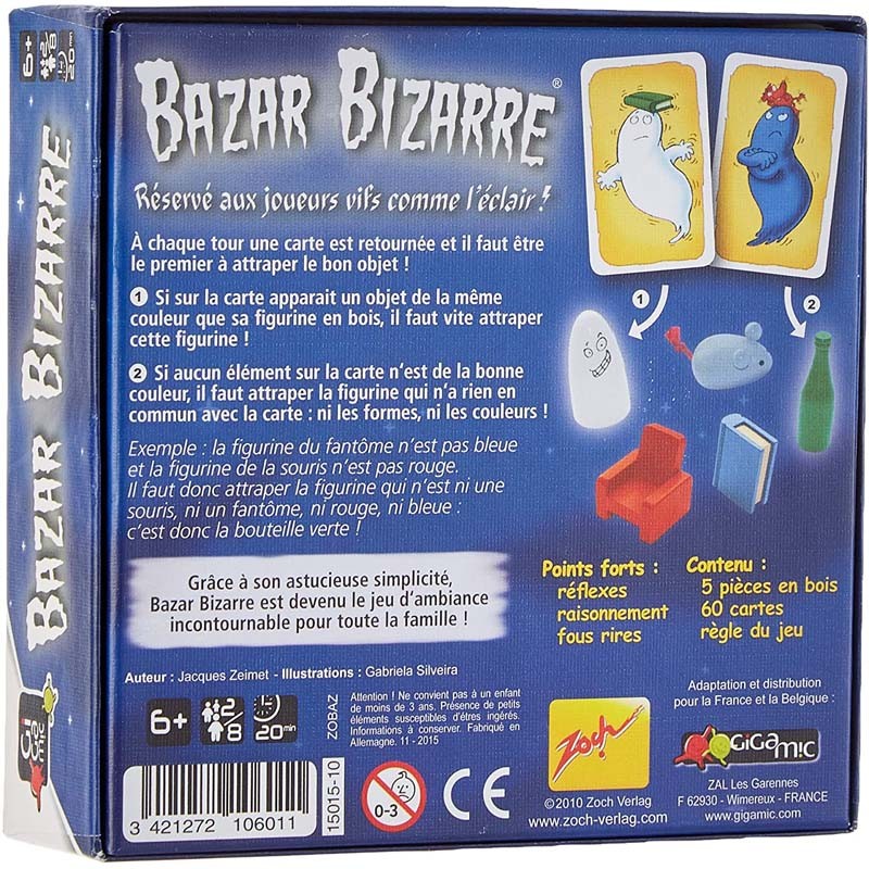 Bazar Bizarre - GIG-ZOBAZ - Gigamic - Board Games - Le Nuage de Charlotte