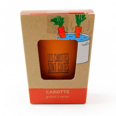 Kit message "Les carottes sont cuites" - R&C-039649 - Radis et Capucine - Nature et découvertes - Le Nuage de Charlotte