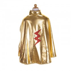 Gold and Red reversible Wonder Cape (5-6 yo) - GPR-56055 - Great Pretenders - Disguises - Le Nuage de Charlotte