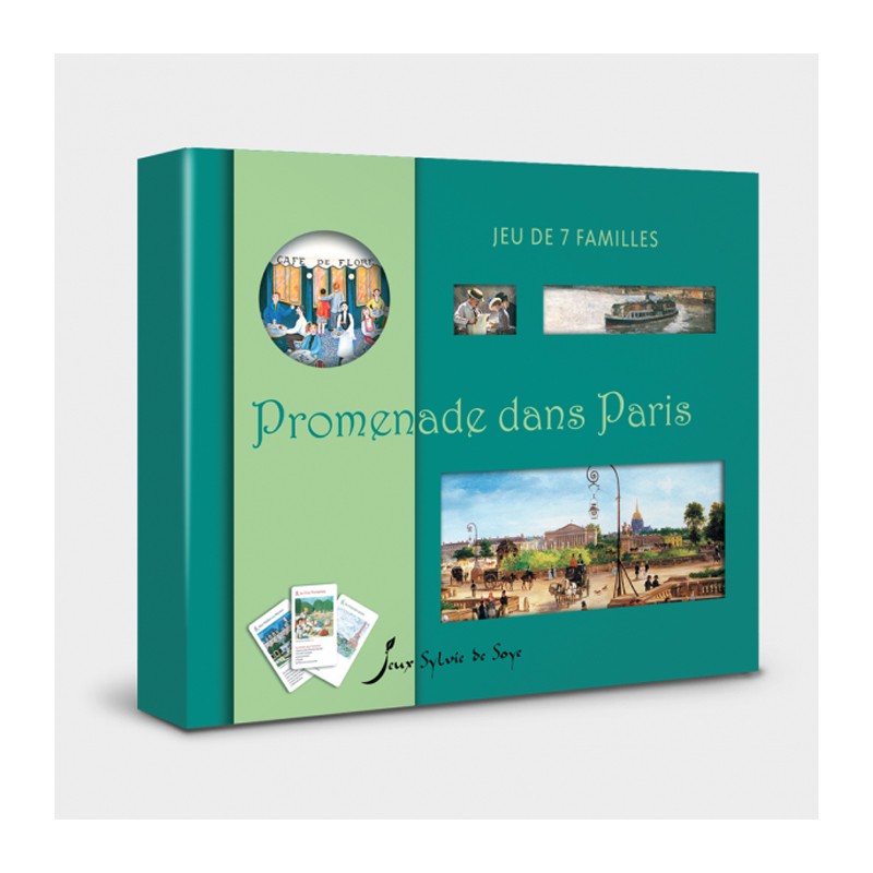 Promenade dans Paris - SDS-0043 - Jeux Sylvie de Soye - Board Games - Le Nuage de Charlotte