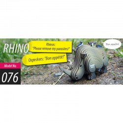 Eugy 076 - Rhino - EUG-5313976 - dodoland - Maquettes en carton - Le Nuage de Charlotte