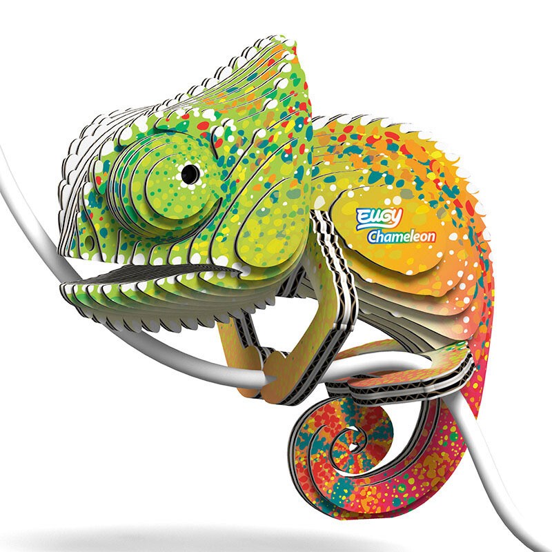 Eugy 075 - Chameleon - EUG-5313975 - dodoland - Maquettes en carton - Le Nuage de Charlotte