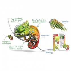 Eugy 075 - Chameleon - EUG-5313975 - dodoland - Maquettes en carton - Le Nuage de Charlotte