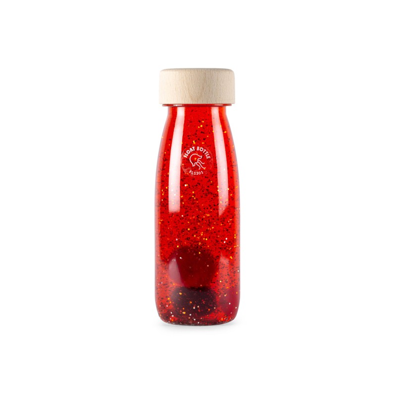 Petit Boum - Sensory bottle Float - Red - PBM-PBFRED - Petit Boum - Activity Toys - Le Nuage de Charlotte