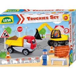 Set Truckies - Construction Site - LEN-01631 - Lena - Cars, Trucks, etc. - Le Nuage de Charlotte