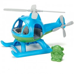 Green Toys Hélicoptère (bleu) - GRT-HELB-1060 - Green Toys - Voitures, camions, etc. - Le Nuage de Charlotte