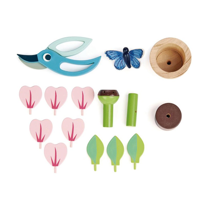 Pot de fleur et papillon - TLT-8358 - Tender Leaf Toys - Construction et jardinage - Le Nuage de Charlotte