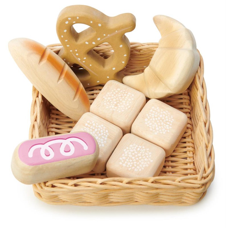 Bread Basket - TLT-8288 - Tender Leaf Toys - Play Food - Le Nuage de Charlotte