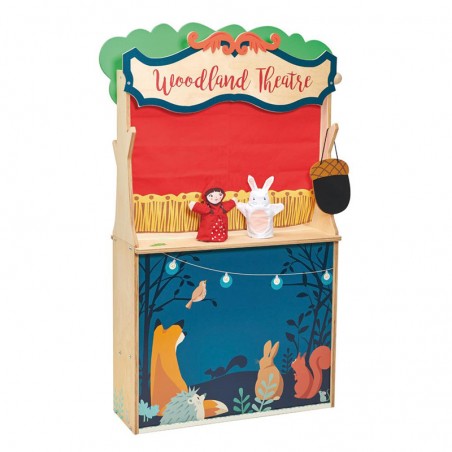 Magasin et théâtre Woodland - TLT-8256 - Tender Leaf Toys - Cuisines et magasins - Le Nuage de Charlotte