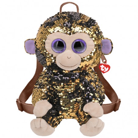 Ty Fashion Flippy Sequins Backpack Monkey - TY-95022 - Ty - Backpacks - Le Nuage de Charlotte