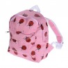 Pink backpack - Ladybug - AM63-242390a - AM/63 - Backpacks - Le Nuage de Charlotte