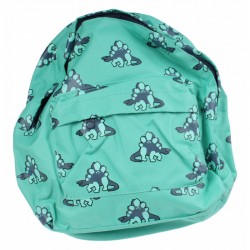 Sac à dos turquoise - Dinosaure - AM63-242391a - AM/63 - Cartables et sac à dos - Le Nuage de Charlotte