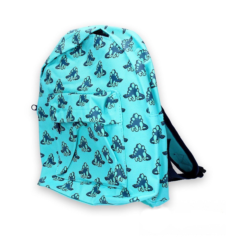 Turquoise backpack - Dinosaur - AM63-242391a - AM/63 - Backpacks - Le Nuage de Charlotte