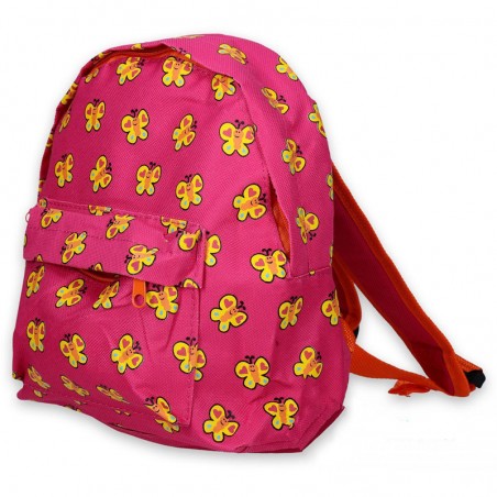 Sac à dos fushia - Papillon - AM63-242390c - AM/63 - Cartables et sac à dos - Le Nuage de Charlotte