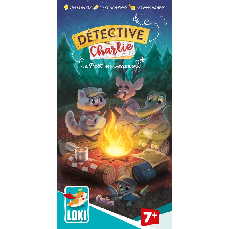 Détective Charlie - Part en vacances - IEL-52505 - Loki - Board Games - Le Nuage de Charlotte