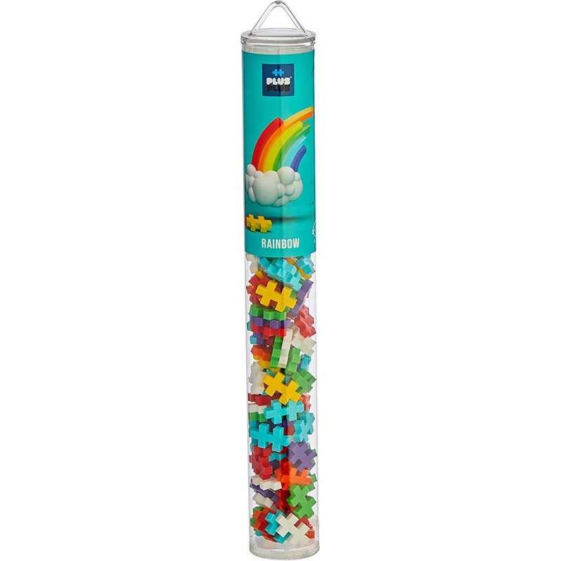 Plus-Plus Rainbow Color Mix Tube - 100 pcs - PP-4265 - Plus-Plus - Plus-Plus - Le Nuage de Charlotte