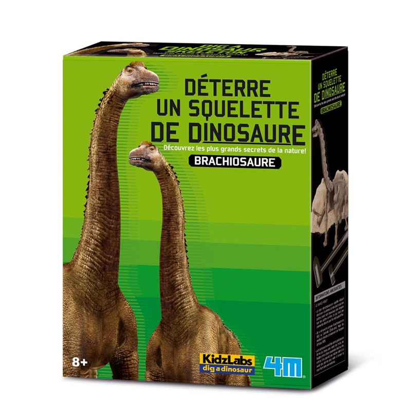 KidzLabs - Déterre ton dino Brachiosaure - 4M-5663237 - 4M - Coffrets éducatifs - Le Nuage de Charlotte