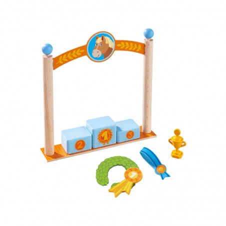 Haba Little Friends - Play Set Winner's Pedestal - HAB-303048 - Haba - Haba Little Friends - Le Nuage de Charlotte