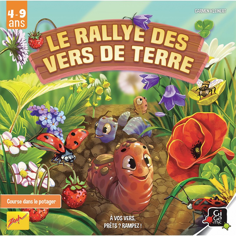 Le Rallye des Vers de Terre - GIG-ZOVER - Gigamic - Jeux de société - Le Nuage de Charlotte