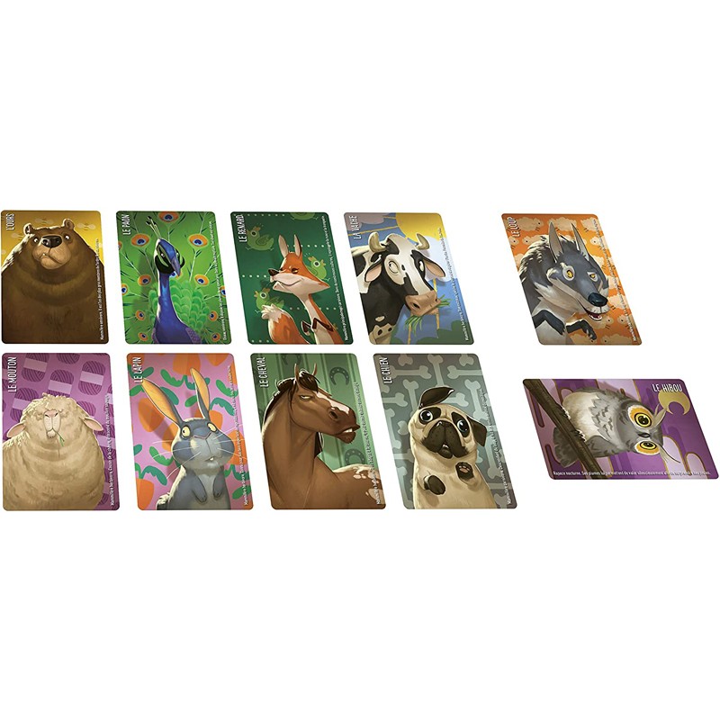 Similo Animaux - GIG-HSAN - Gigamic - Playing Cards - Le Nuage de Charlotte