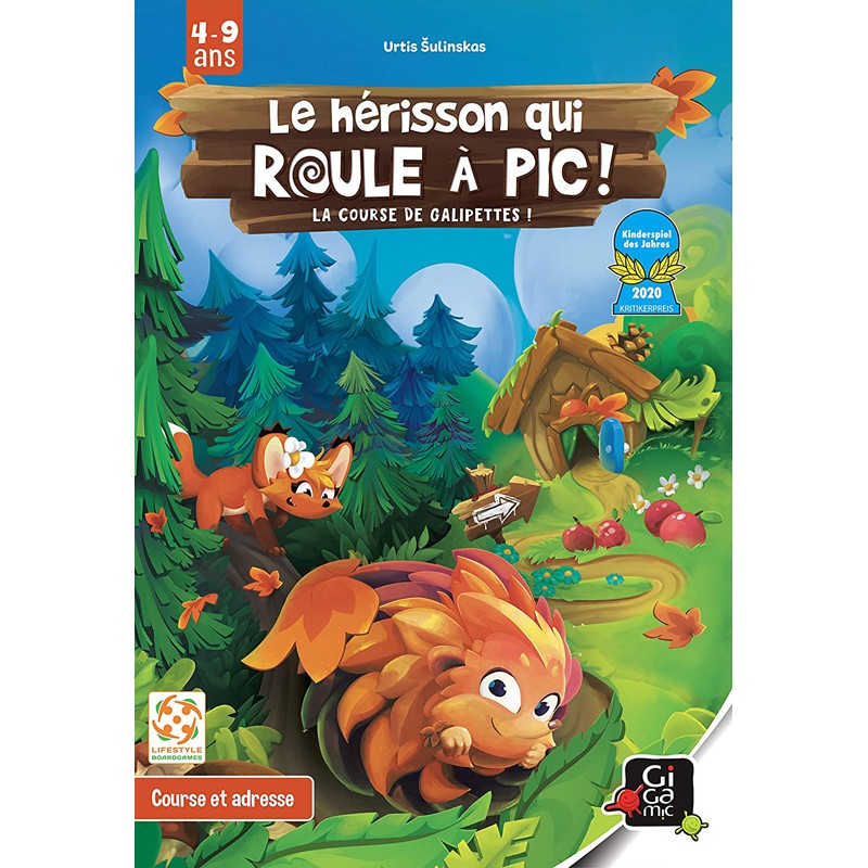 Le Hérisson qui Roule à Pic - GIG-JROUL - Gigamic - Board Games - Le Nuage de Charlotte