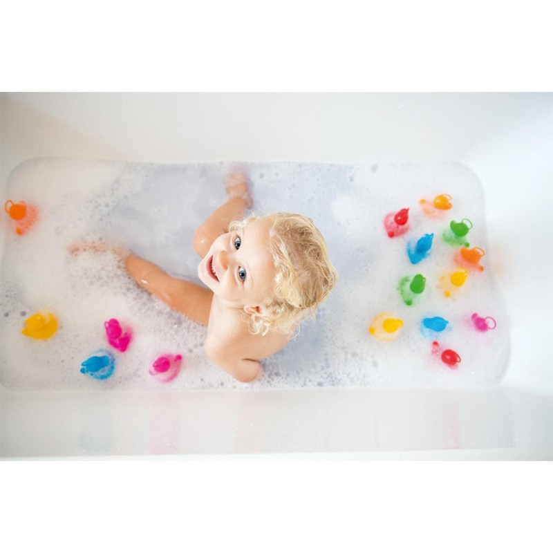 "Rainbow" Duck (blue) - SCR-6182025bleu - Scratch - Water Play - Le Nuage de Charlotte