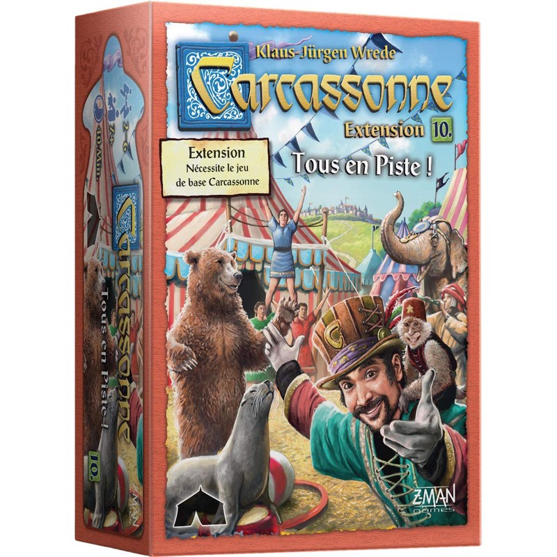 Carcassonne - Ext. 10 Tous en Piste! - ZMA-70329 - Z-Man - Board Games - Le Nuage de Charlotte