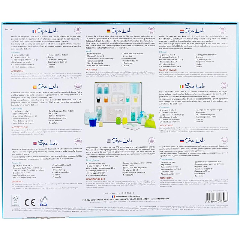 Laboratoire Créatif - Spa Lab - STS-32256 - SentoSphère - Boîtes créative - Le Nuage de Charlotte