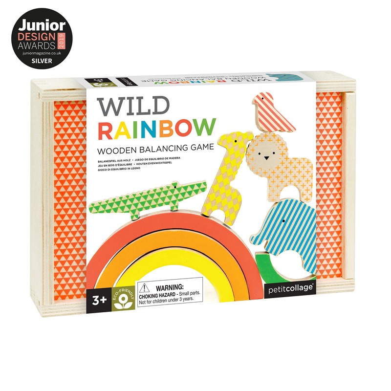 Wild Rainbow - Wooden Balancing Game - PTC-262 - Petit Collage - Board Games - Le Nuage de Charlotte