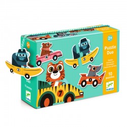 Puzzle Duo - Racing cars - DJE-DJ08148 - DJECO - Puzzles for little ones - Le Nuage de Charlotte