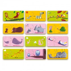 Puzzle Duo - Maman & bébé - DJE-DJ08157 - DJECO - Puzzles pour les petits - Le Nuage de Charlotte