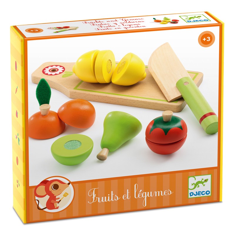 Fruits and vegetables to cut - DJE-DJ06526 - DJECO - Kitchens and stores - Le Nuage de Charlotte