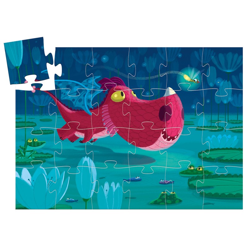 Edmond the dragon - DJE-DJ07214 - DJECO - Puzzles for little ones - Le Nuage de Charlotte