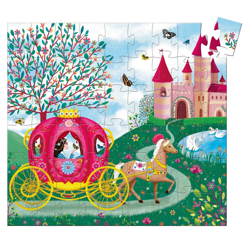 Le carrosse d'Elise - DJE-DJ07254 - DJECO - Puzzles pour les petits - Le Nuage de Charlotte