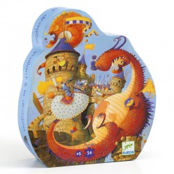 Vaillant and the dragon - DJE-DJ07256 - DJECO - Puzzles for little ones - Le Nuage de Charlotte