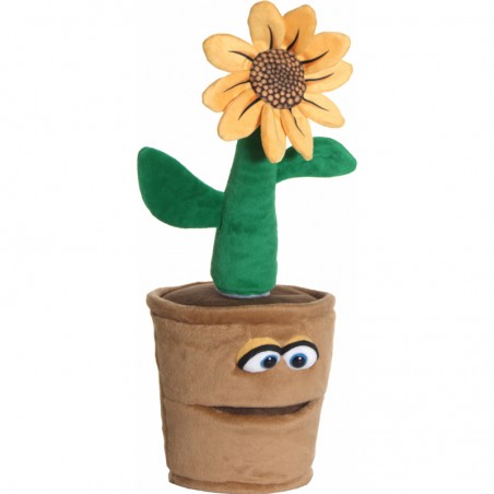 Volker the Sunflower flowerpot - LPS-W867 - Living Puppets - Hand Puppets - Le Nuage de Charlotte