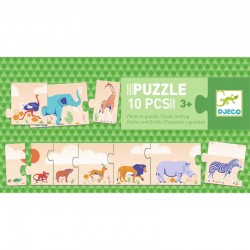 Puzzle frise Smal and big - DJE-DJ08189 - DJECO - Puzzles for little ones - Le Nuage de Charlotte