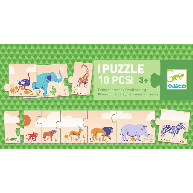 Puzzle frise Petits et grands - DJE-DJ08189 - DJECO - Puzzles pour les petits - Le Nuage de Charlotte