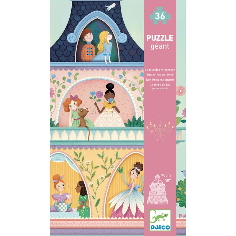 La tour des princesses - DJE-DJ07130 - DJECO - Puzzles pour les petits - Le Nuage de Charlotte