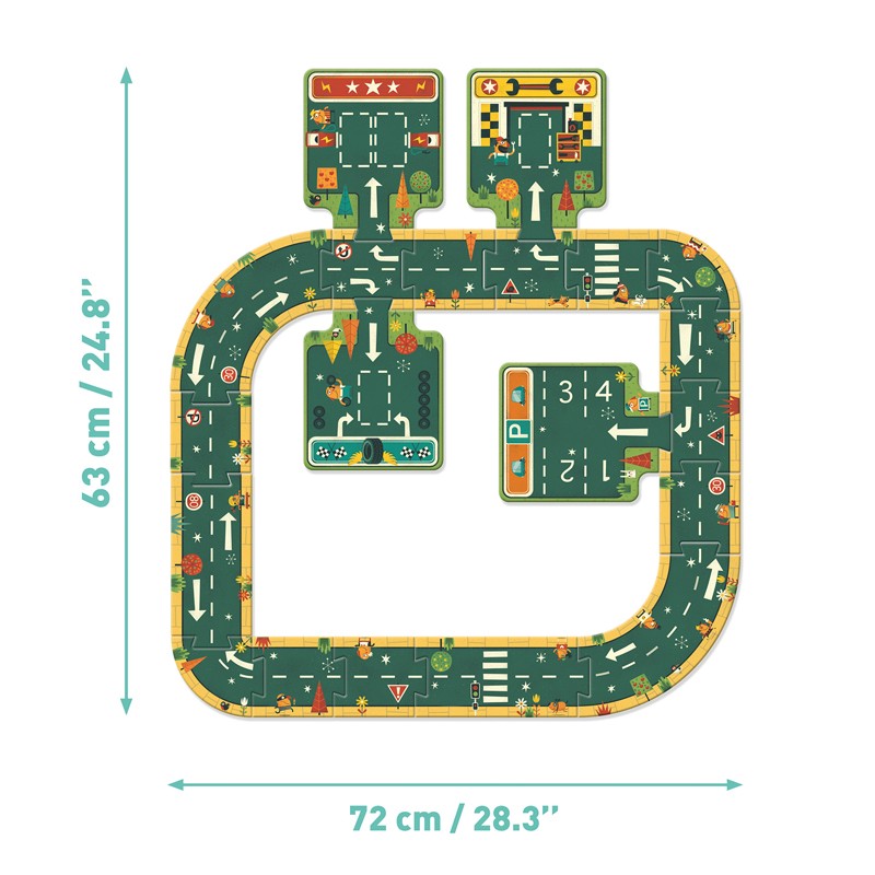 Roads - DJE-DJ07162 - DJECO - Garages and accessories - Le Nuage de Charlotte