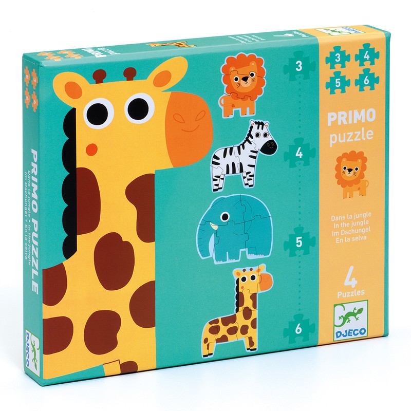 In the jungle - DJE-DJ07135 - DJECO - Puzzles for little ones - Le Nuage de Charlotte