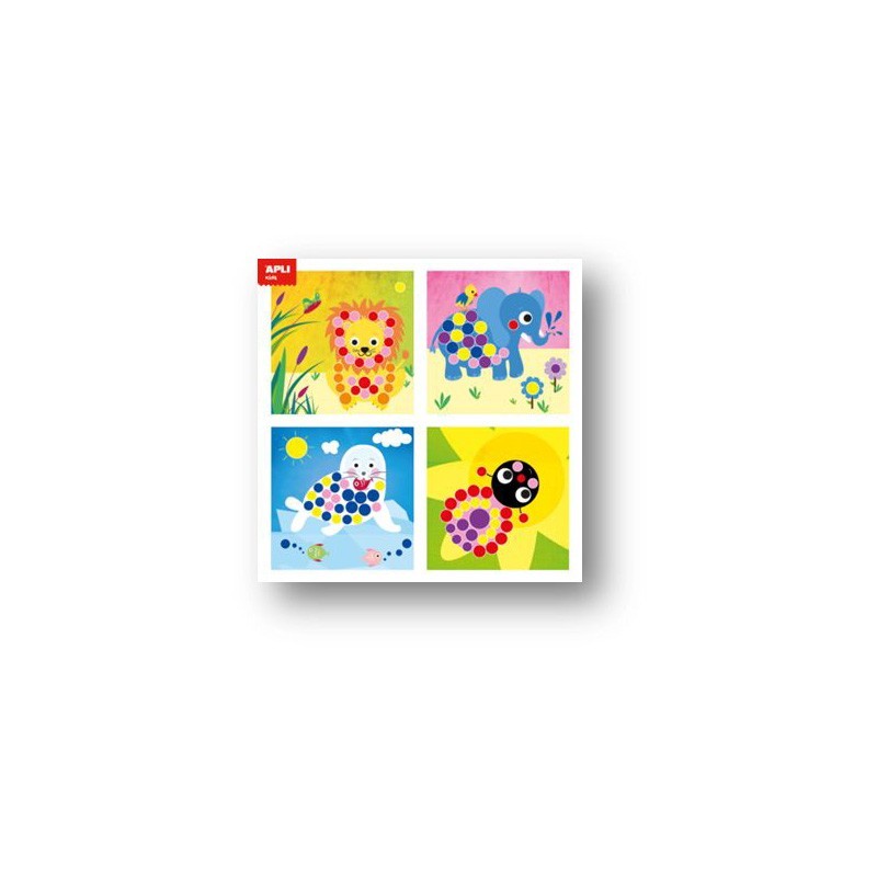 Jeu de Gommettes - Animaux - APL-13949 - APLI - Stickers et gommettes - Le Nuage de Charlotte