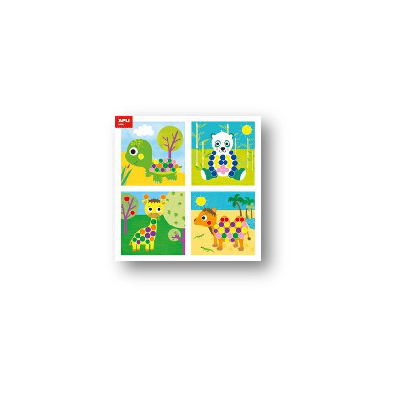 Jeu de Gommettes - Animaux - APL-13949 - APLI - Stickers et gommettes - Le Nuage de Charlotte